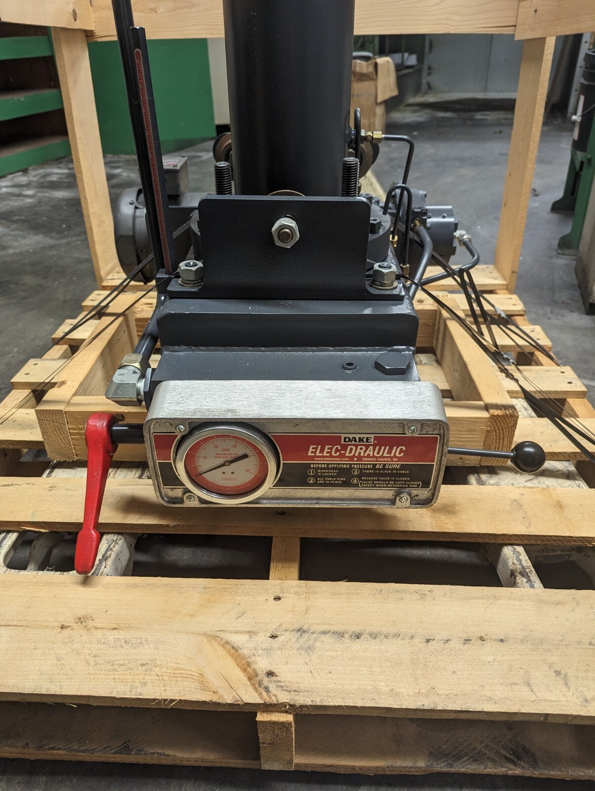 Dake 50 Ton Elec-Draulic Hydraulic Press Head