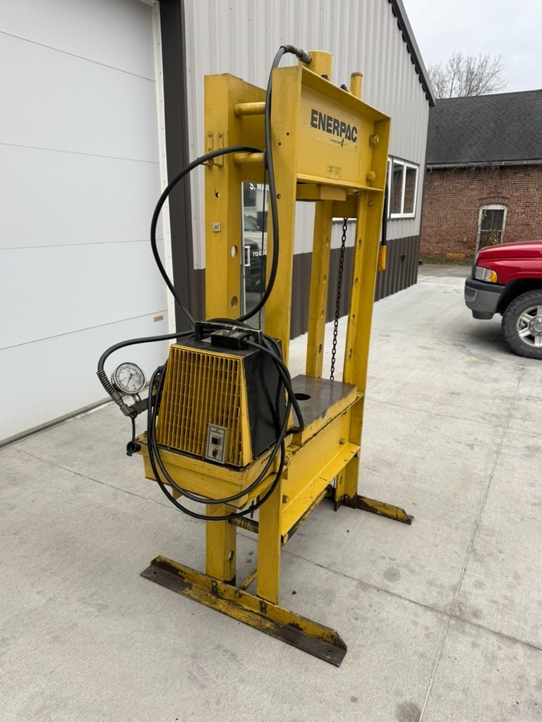 50 Ton 13″ Stroke Enerpac H-FRAME Electric HYDRAULIC PRESS 120V Single Phase