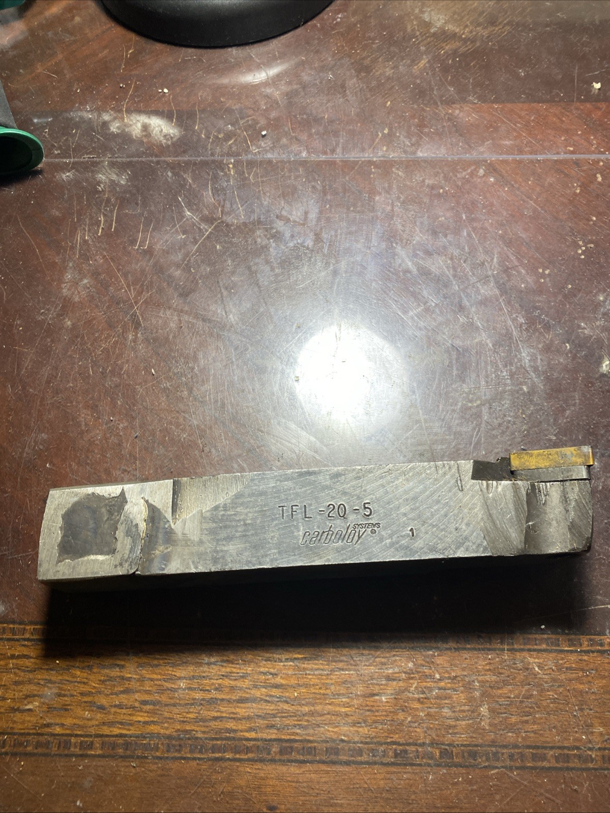 Carboloy TFL-20-5 Indexable Toolholder: 1-1/4″ Square Shank, 7″ OAL (M06)