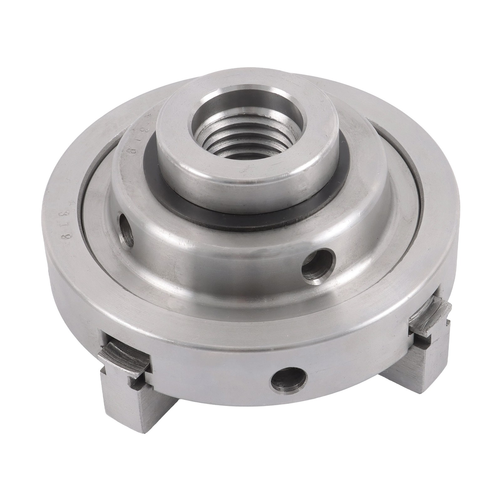 4″ Hardened Steel 4 Jaw Lathe Chuck Set 1×8 TPI Self Centering Chuck