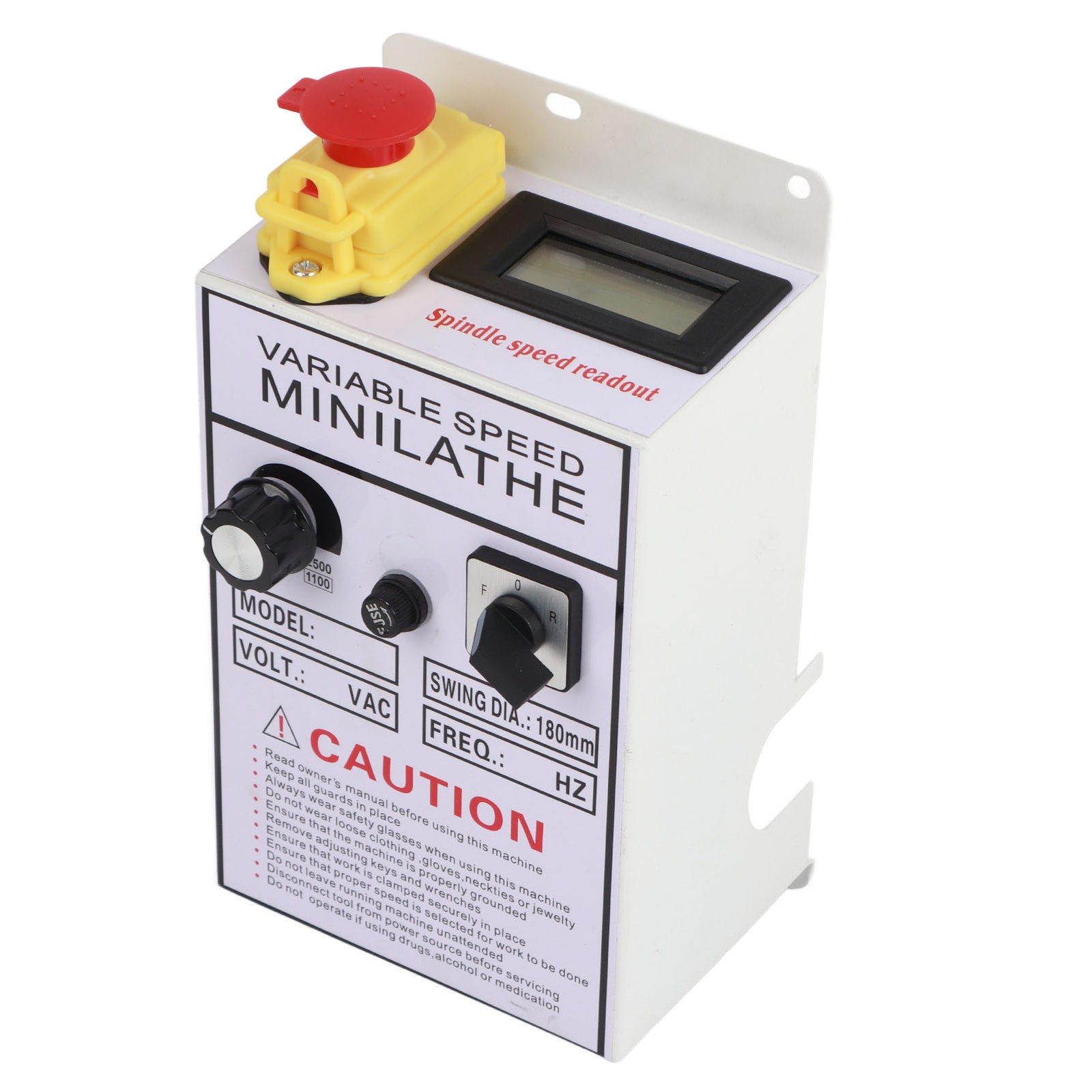 Lathe Control Box Efficient Speed Controller For Working With Lathe Tool AC 220V