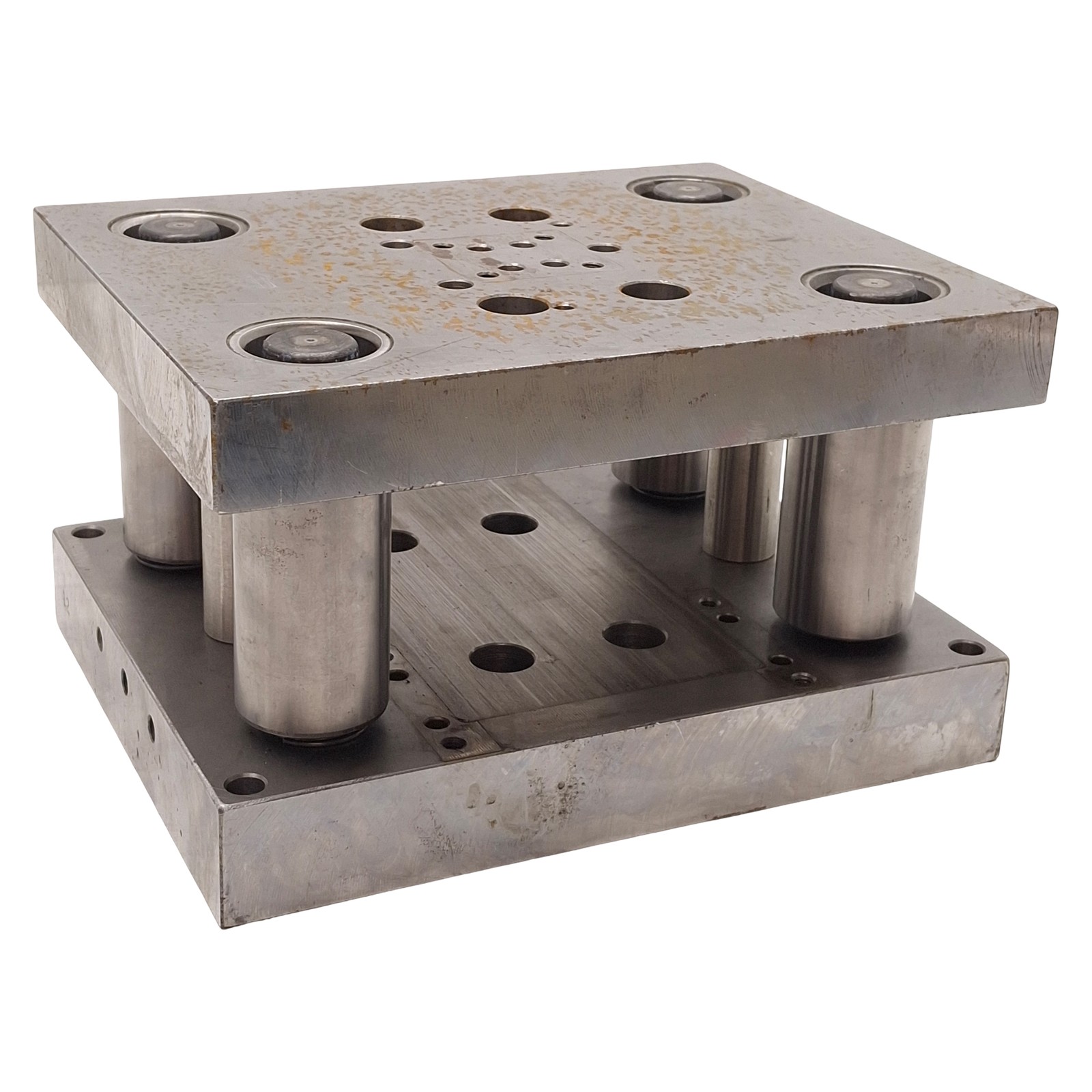 Ball Bearing Die Press, (4x) ø1in Posts, 8 x 10in, 3-5/16in Closed, 6-1/4in Open