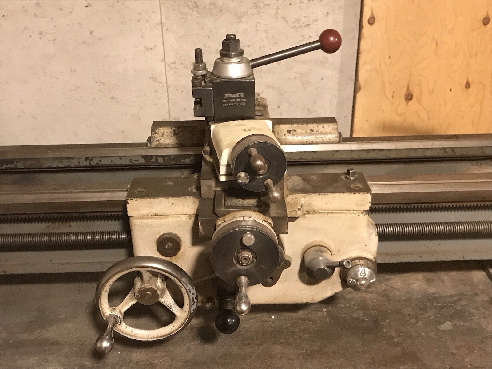 Rockwell 11” metal Lathe – Model 83-210 – 1HP 115/230 Extra Chuck – Steady Rest