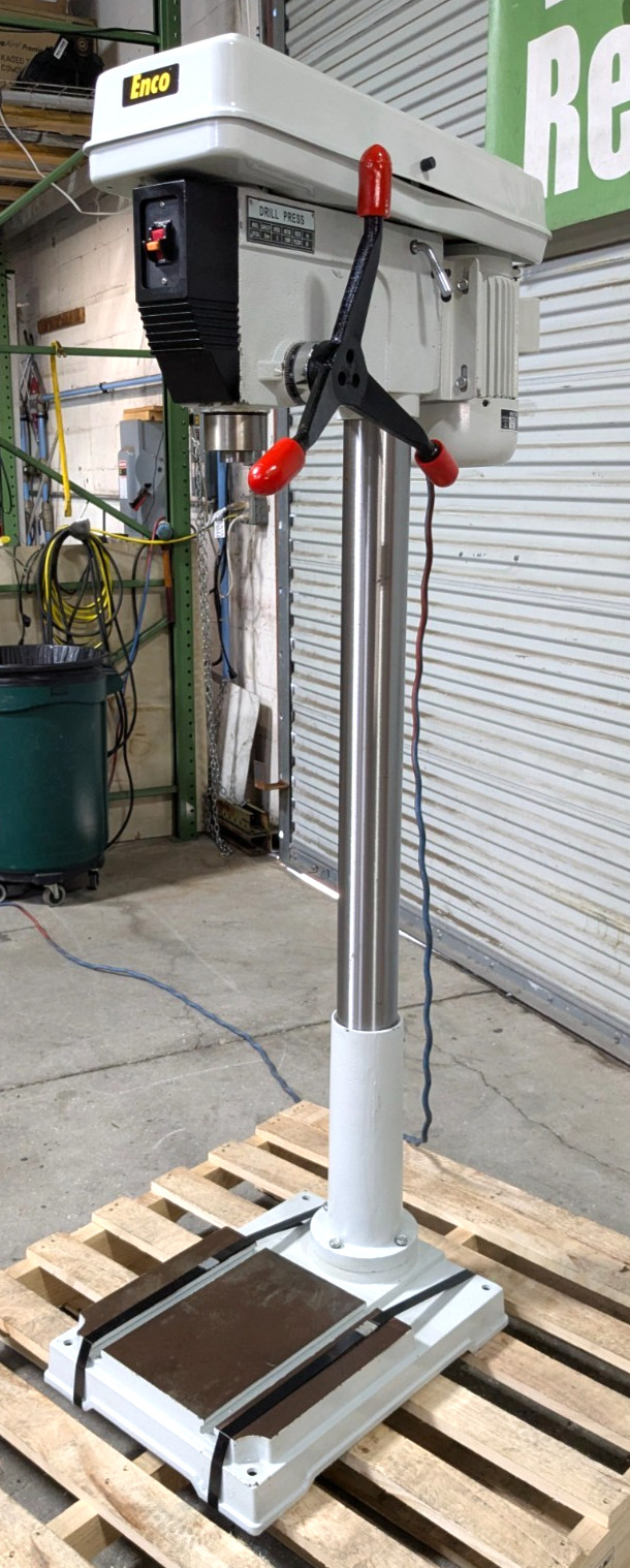 Enco Drill Press 20" 115V 1.5HP 12 Speed ZJ5132A *Incomplete Scratch &am