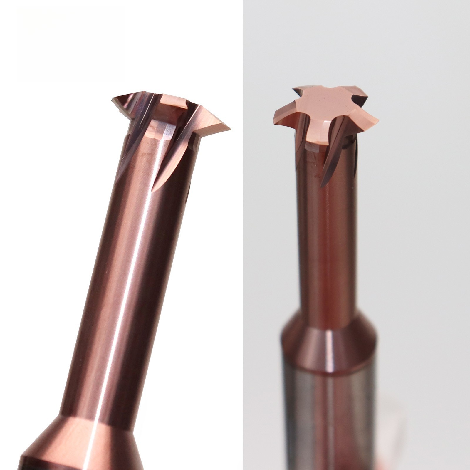 1 Tooth Carbide G55 Inch Thread Endmill HRC65 Coat CNC Thread Milling Cutter