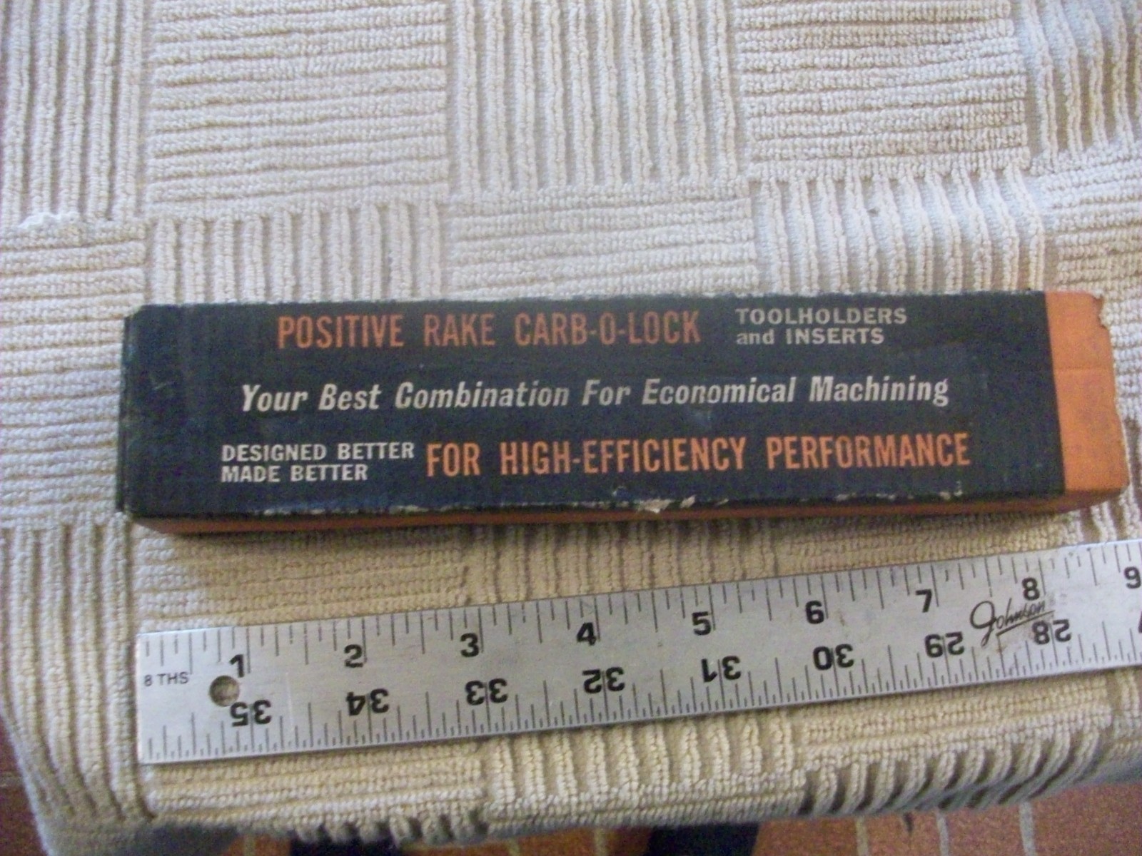 Carb-O-Lock Positive Rake Tool Holder NOS Boxed TFR-55-3P Carboloy General Elec.