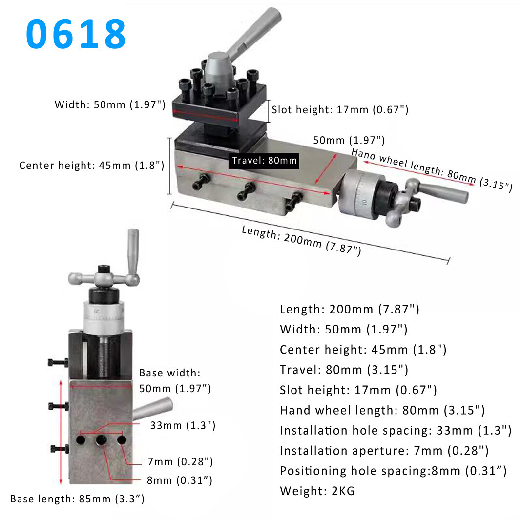 BV20-1 0618 JY21023/30mm JY250 Quick Change Bench Lathe Posts&Holders Hold Tool