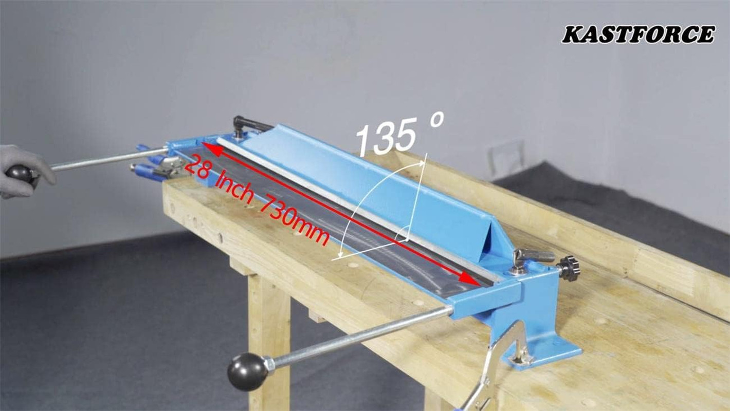 KF5002 Steel Bending Brake Sheet Metal Folder 28 Inch 18 Gauge Fabrication Tool