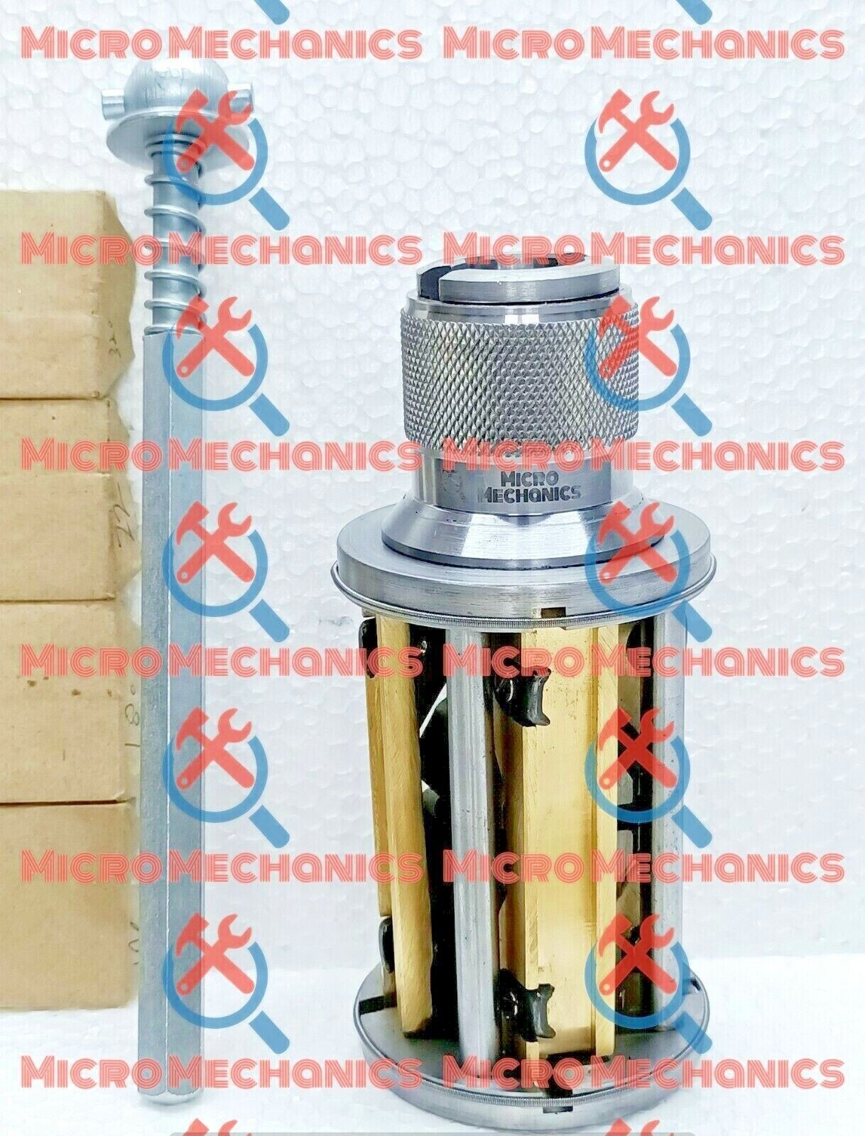 Engine Block Clyinder Hone Tool Expanding size 2.500″ to 5.500″ + 4 Set of Stone