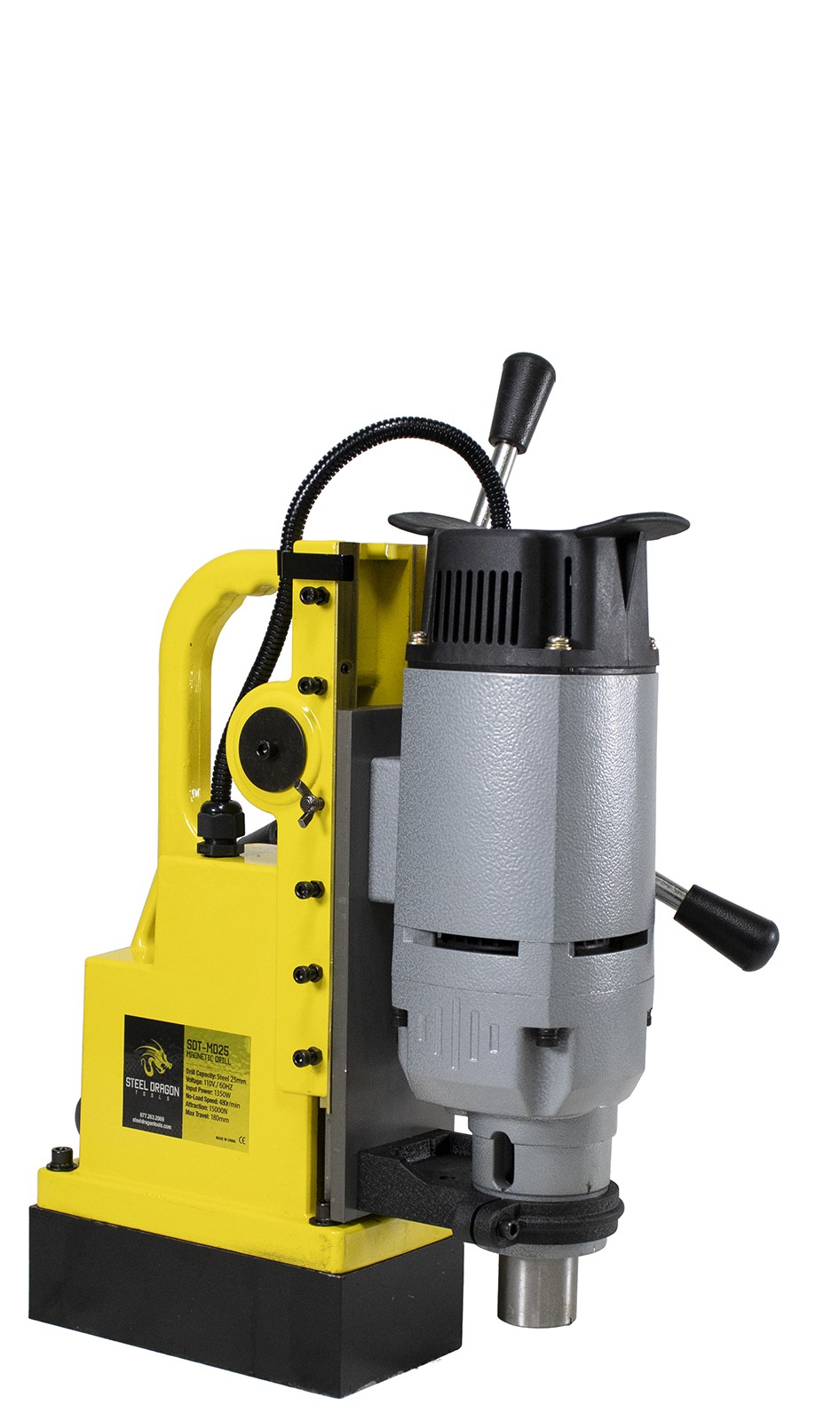 Steel Dragon Tools® MD25 1350W 1″ Magnetic Drill Press & 3372 LBS Magnet Force