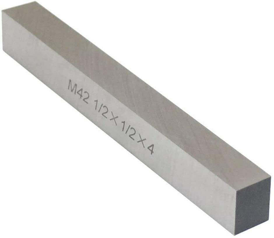 M2 HSS 1/2” x 1/2” x 4” Cobalt Steel Square Tool Bit Lathe Fly Cutter Mill Bl