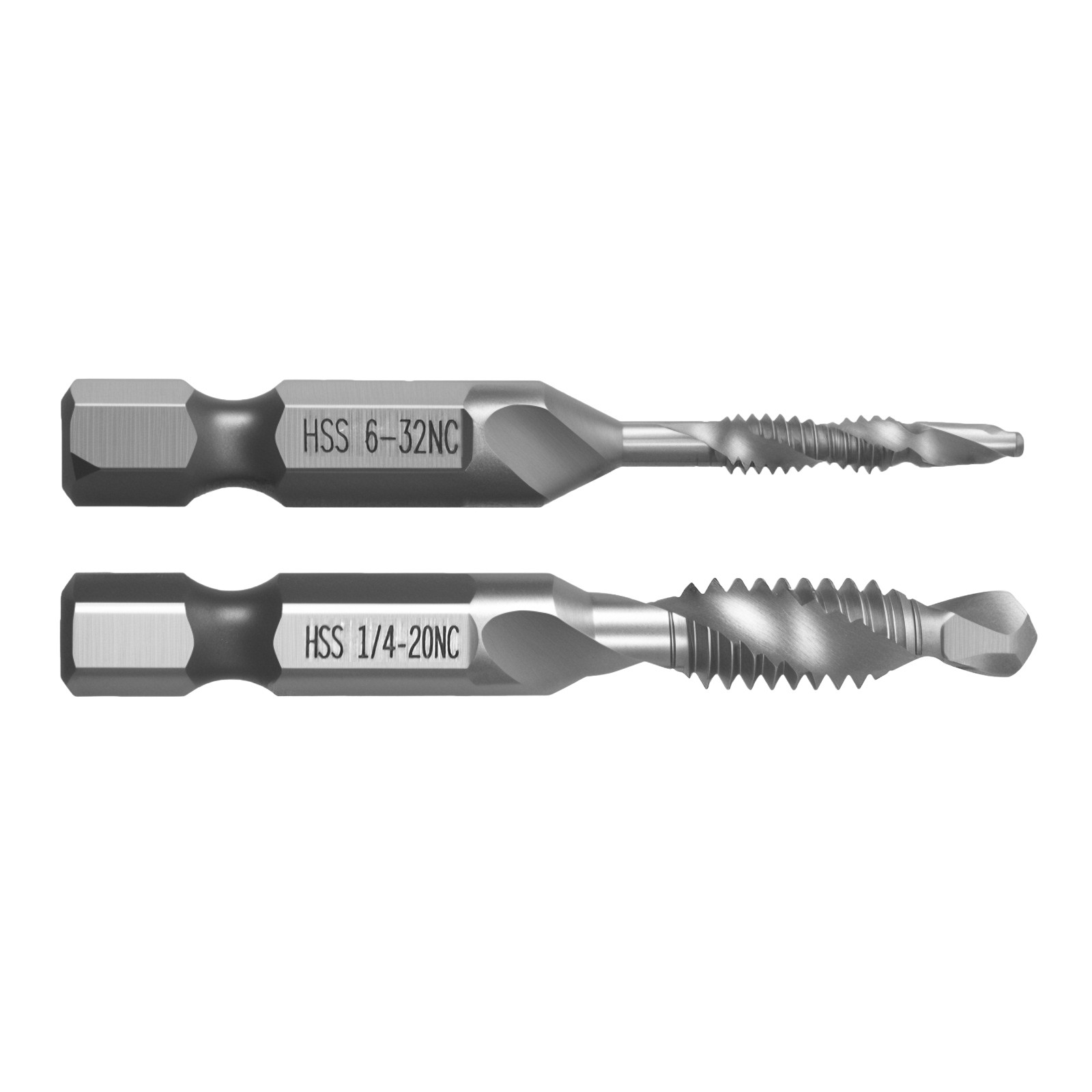 12-Piece Drill Tap Set, American Standard Drill Tap Set High-speed Steel 4341