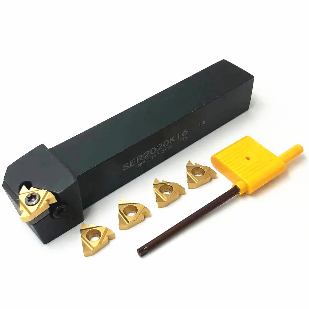 Carbide SER2020K16 External Thread Turning Tools Holder for MMT16ER Insert