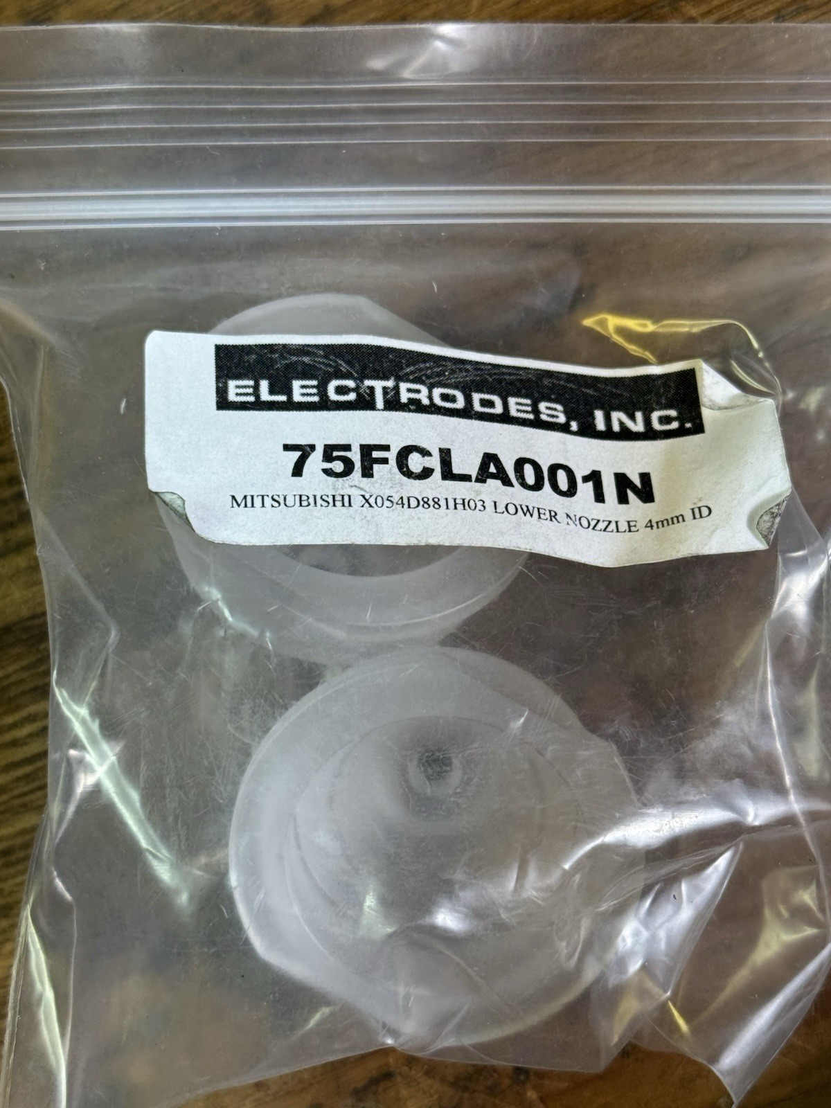 NEW (Qty 1) Mitsubishi 4mm Lower Nozzle 75FCLA001N X054D881H03 X054-D881-H03