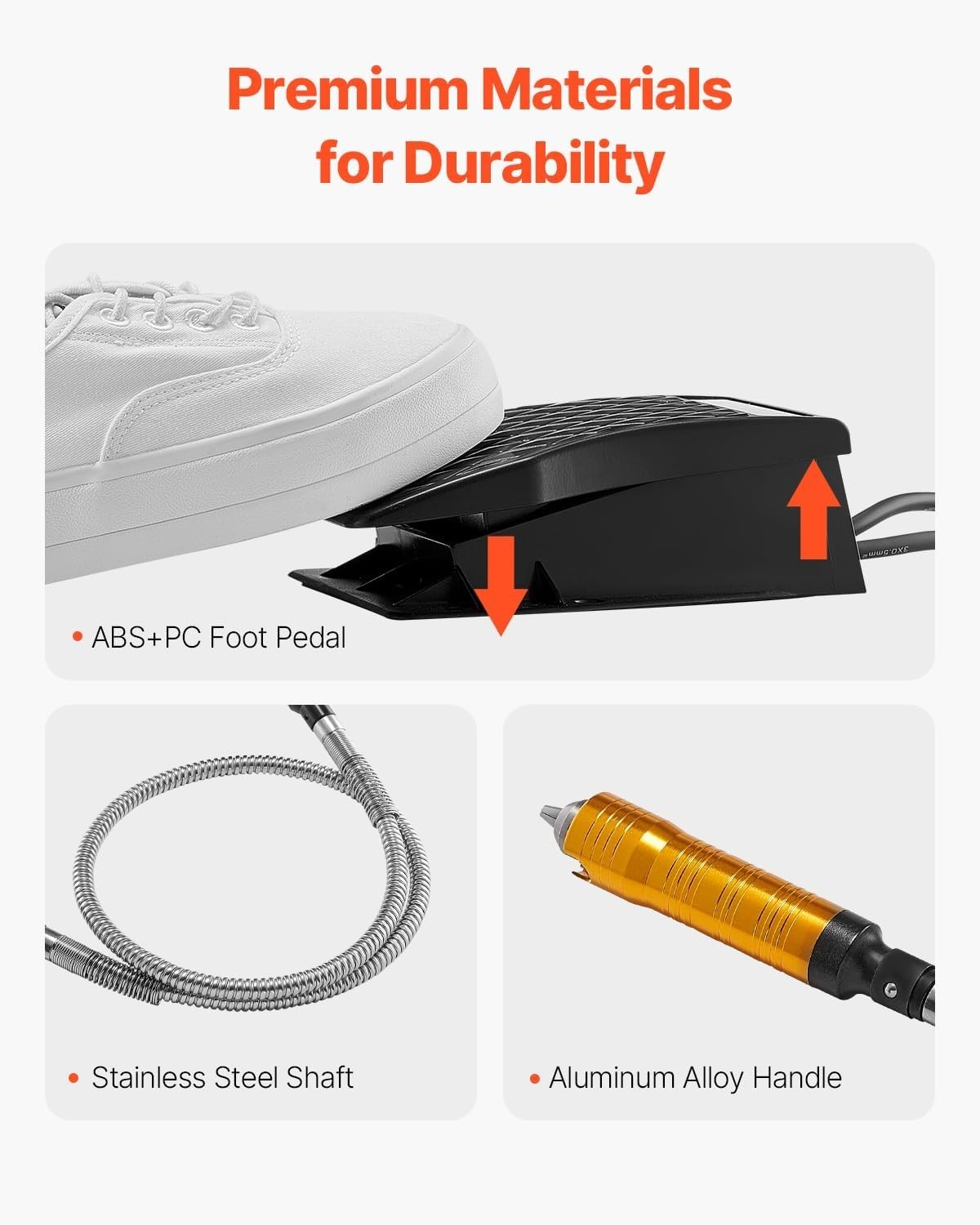 Flex Shaft Grinder, 1200W 30,000RPM Electric Flex Shaft Rotary Tool Carver,….