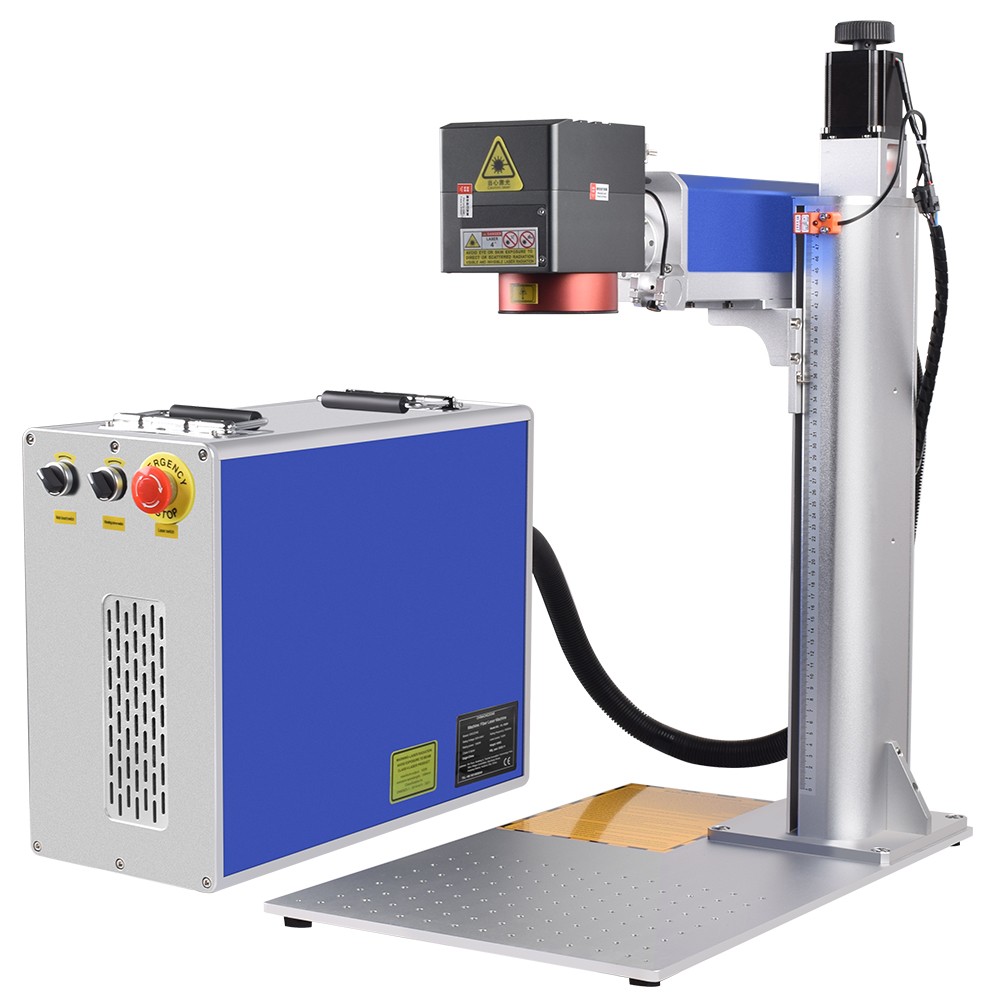60W 2.5D JPT Mopa M7 Fiber Laser Marking Machine Metal Deep/Relief Engraver AU