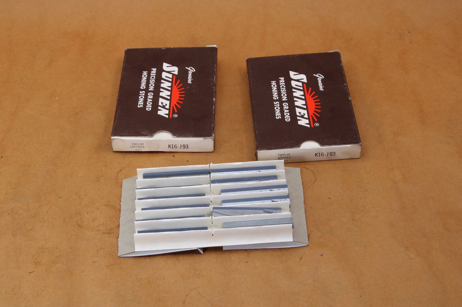 Two Boxes Sunnen Honing Stones Twenty Four Pieces (24) K16-J93