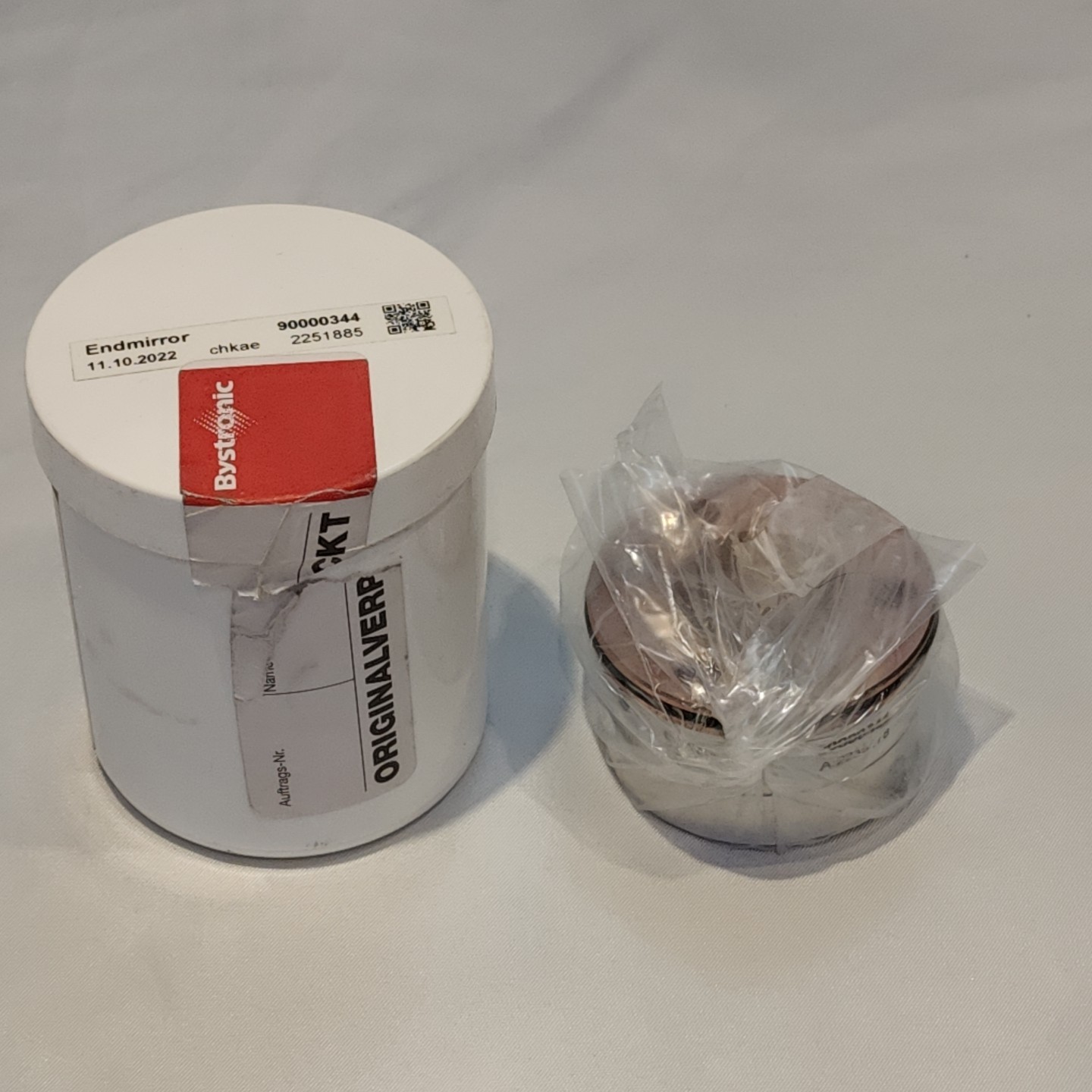 Bystronic CO2 Laser End Mirror PN: 90000344