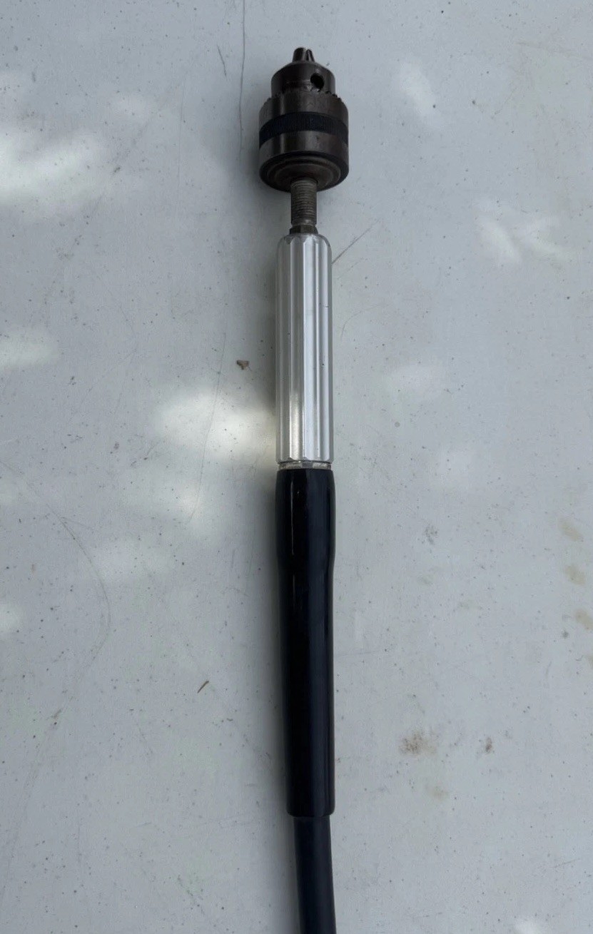 Vintage Dayton 50″ Flexible Shaft 2Z324 with 1/2″ Craftsman Chuck & Key