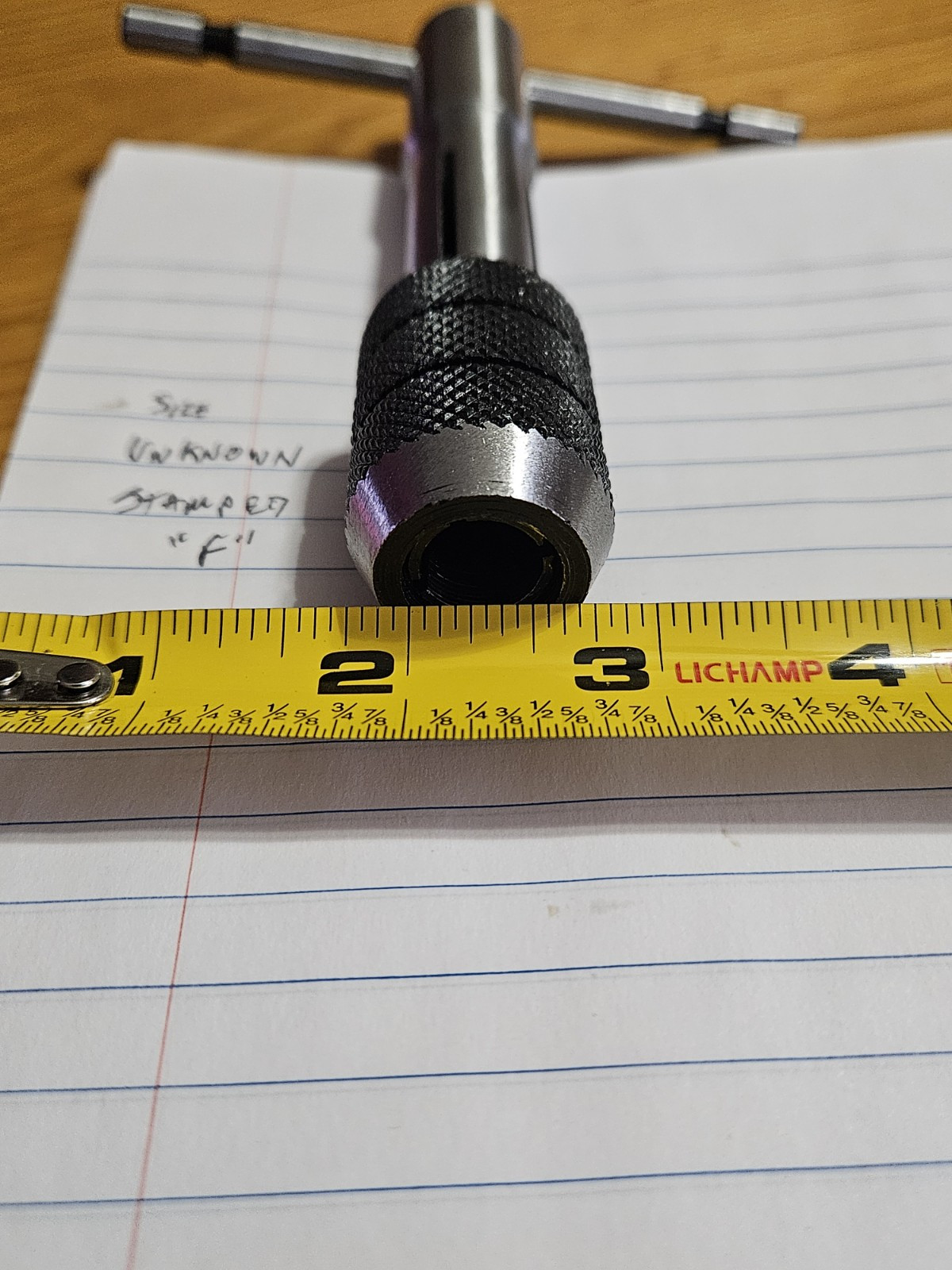 4 Piece Adjustable T-Handle Tap Wrench – M1-M4, M4-M8, M6-M12 Sizes + 4th??