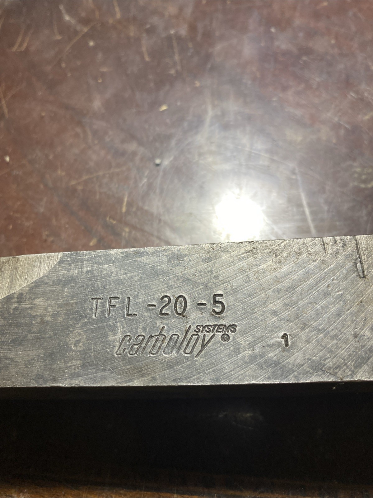 Carboloy TFL-20-5 Indexable Toolholder: 1-1/4″ Square Shank, 7″ OAL (M06)