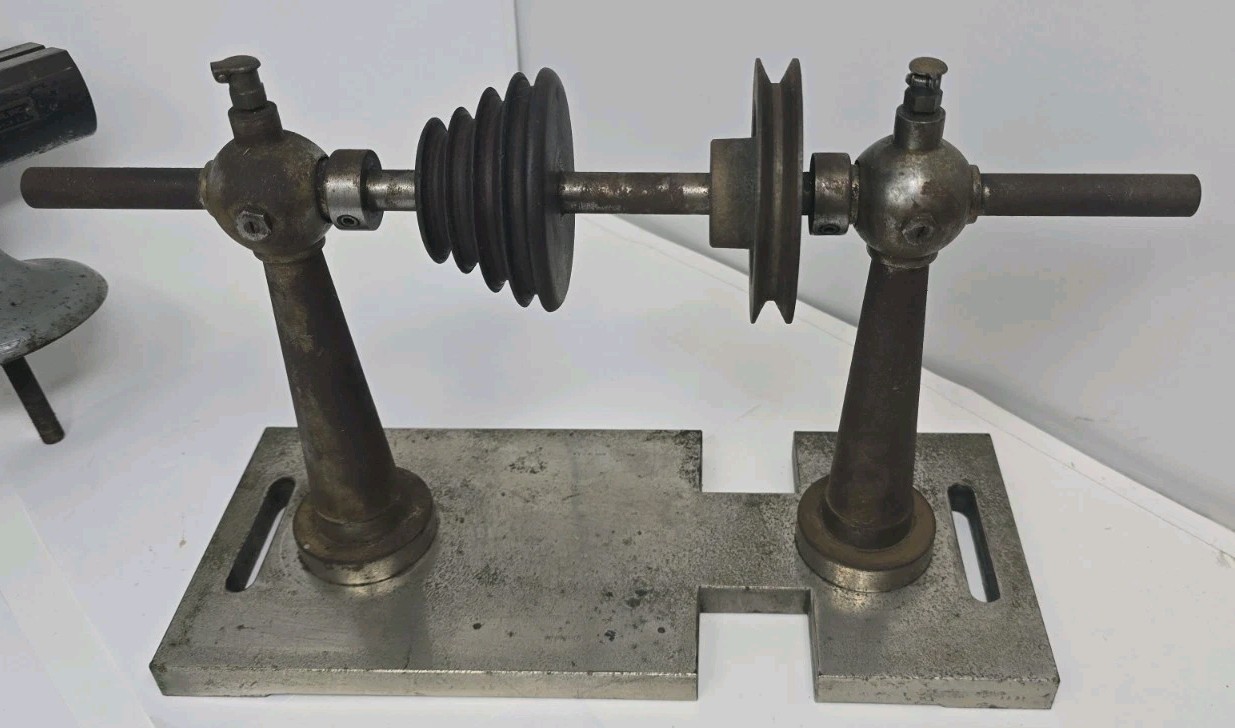 Vintage US Navy F.W. Derbyshire Electric Lathe Parts And Pieces Incomplete 10mm?