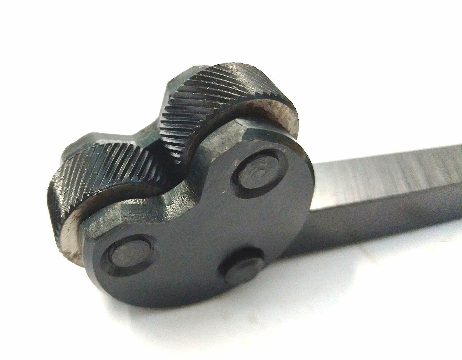 Pivot Head Knurling Tool Holder 2 Knurls OAL 4-1/2″ Bluefox