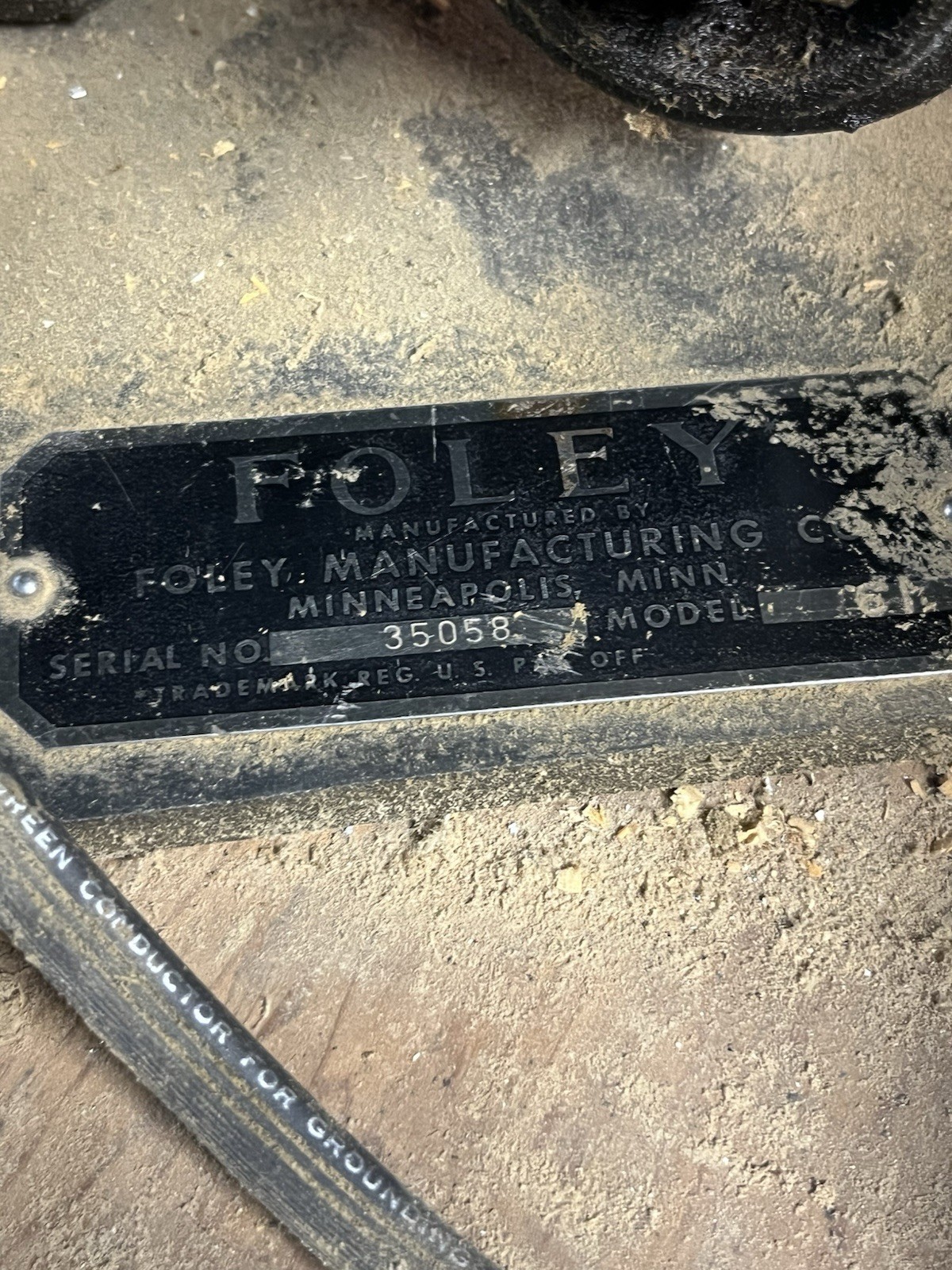 Foley Automatic Filer & Jointer Model 61 Working Manual