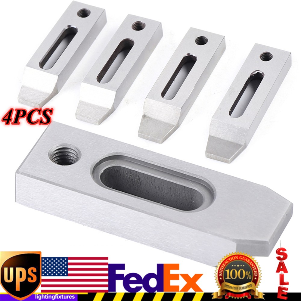 4 Pack 50-52 RC CNC Wire EDM Stainless Jig Holder Fits Clamping Screw: M8 x 1.25