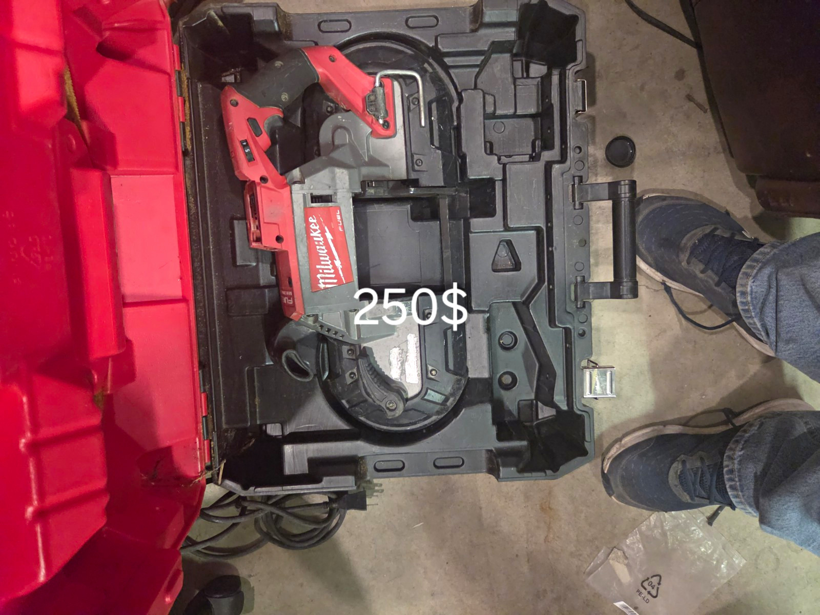Milwaukee M18 FUEL Portable Band Saw, Battery Powered, Manual, w/ Case