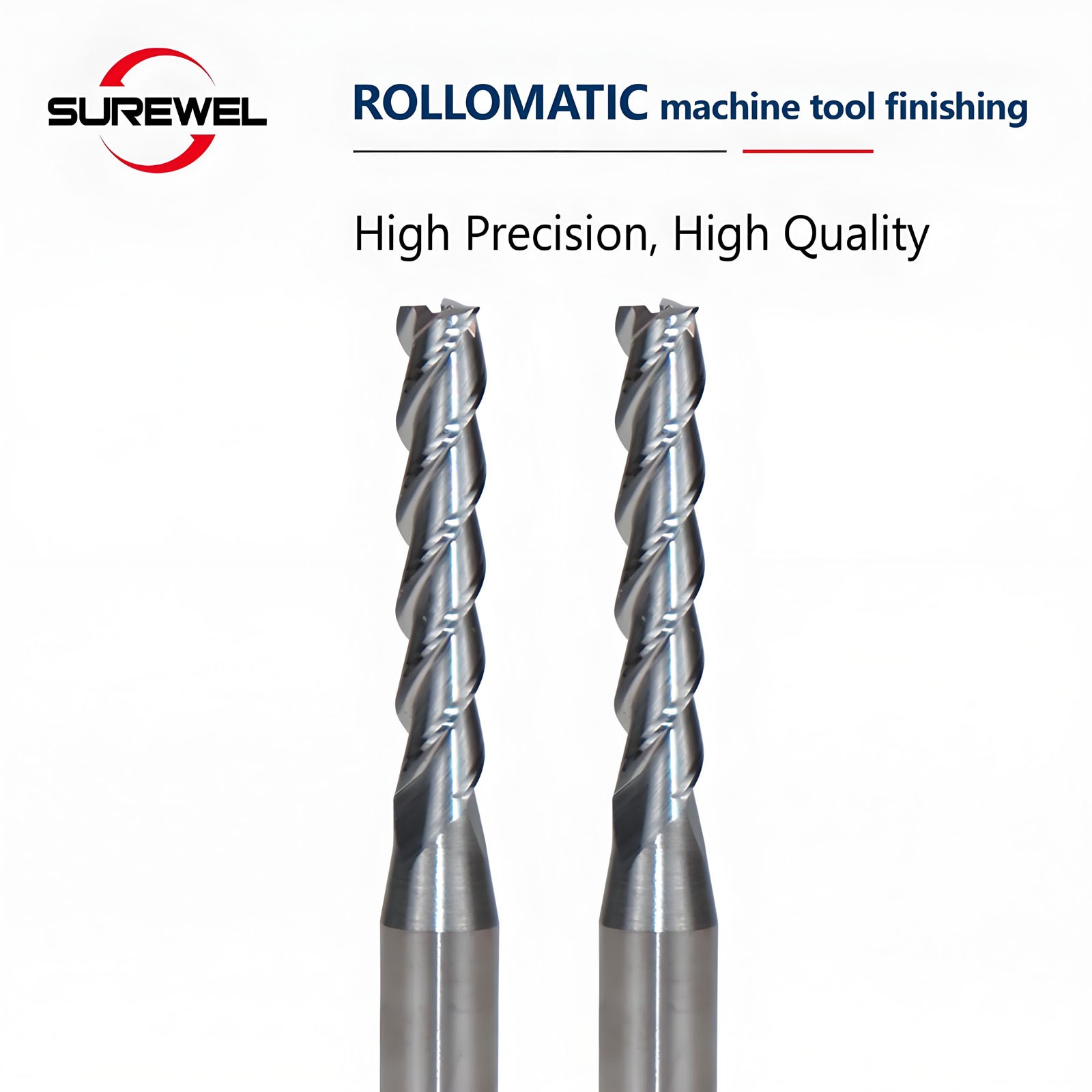 Carbide Long Neck Flute Deep Min End mills 1mm to 4mm CNC Tools Milling Cutter