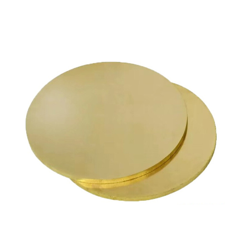 H62 Solid Brass Discs Blanks Metal Round Sheets OD 50mm-200mm Thick 0.8mm – 3mm