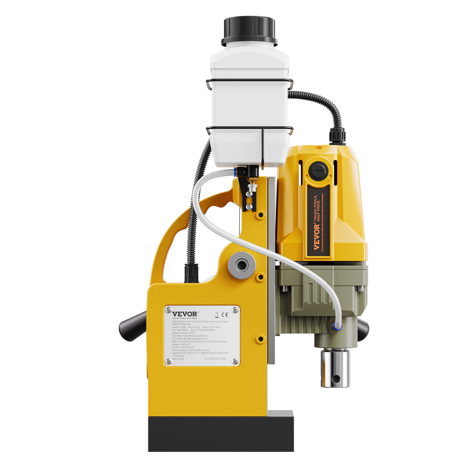 VEVOR Magnetic Drill 1400W 2810 lbf Mag Drill Press 1.6 in Boring Diameter