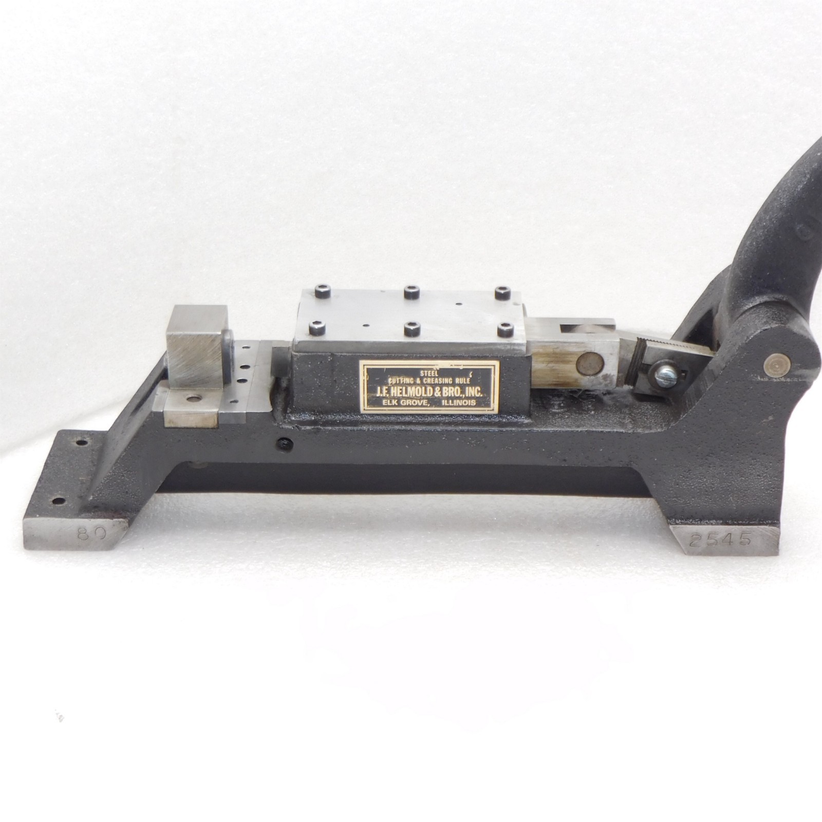 Helmold steel cutting and creasing rule notcher shear metal working machine tool