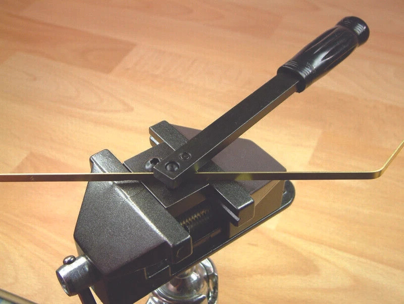 Hand Bender 1/8″ Manual Bending Bender Mini Flat Bar Rod Bender 180° 45# Steel