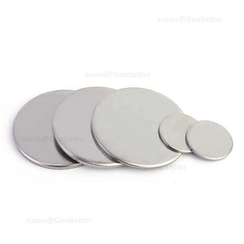 Stainless Steel Discs Round Circles Laser Cut Circle Sheet Plate Blanks Metal