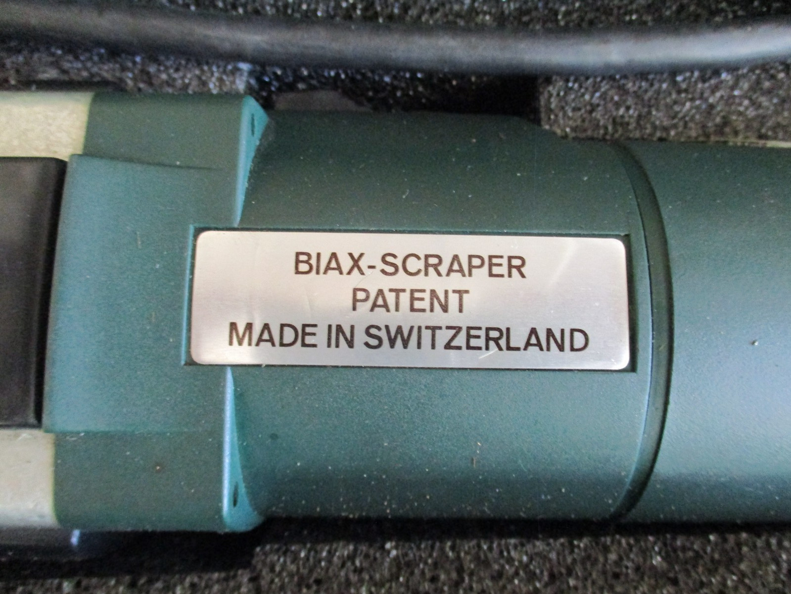 BIAX Scraper HM 10 Electric half Moon Case, basic tool pack, all Paperwork NICE!