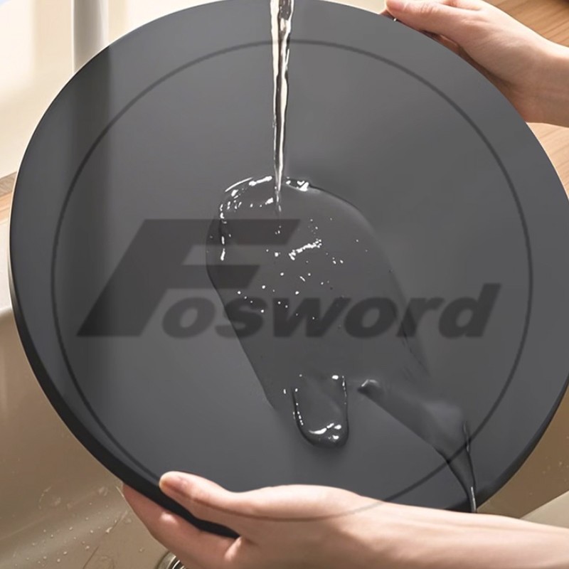Black Polypropylene Round Disc Cut to Size PP Plastic Sheet Polyprop Ø20mm-350mm