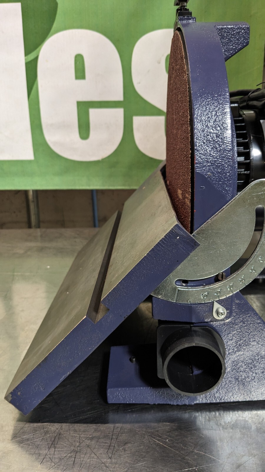 PALMGREN Bench Disc Sanding Finishing Machine 12 Disc Diameter 3/4 HP 120 V
