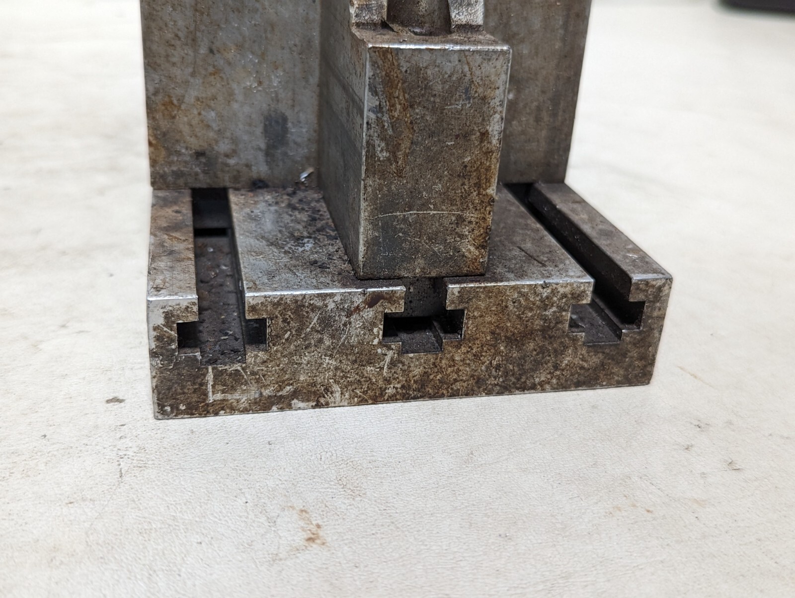 Custom-made pass-through deburrer/polisher, adjustable, as pictured