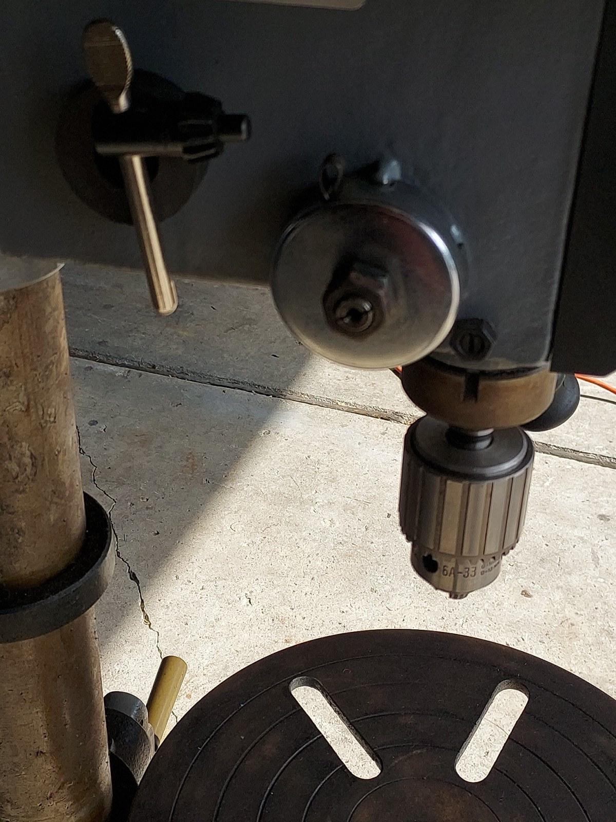 13″ Pedestal Drill Press By Central Machinery, 3/4 HP, 1/2″ Chuck, 220RPM