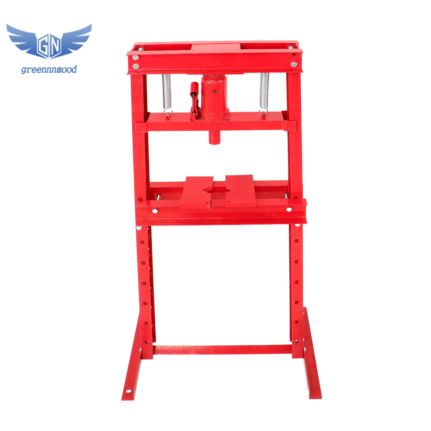 12 Ton / 24,000 lb Shop Press Floor H-Frame Press Plates Hydraulic Jack Stand
