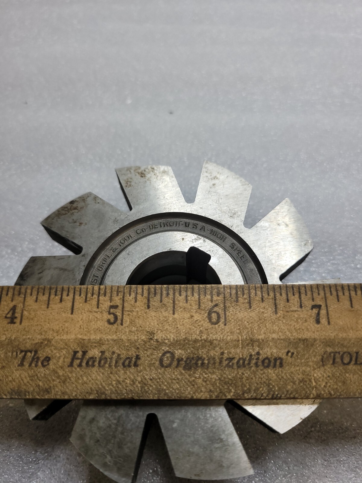 NTD 5/8″ RADIUS HS CORNER ROUNDING MILLING CUTTER, 3 1/2″ x 5/8R x 1 LH