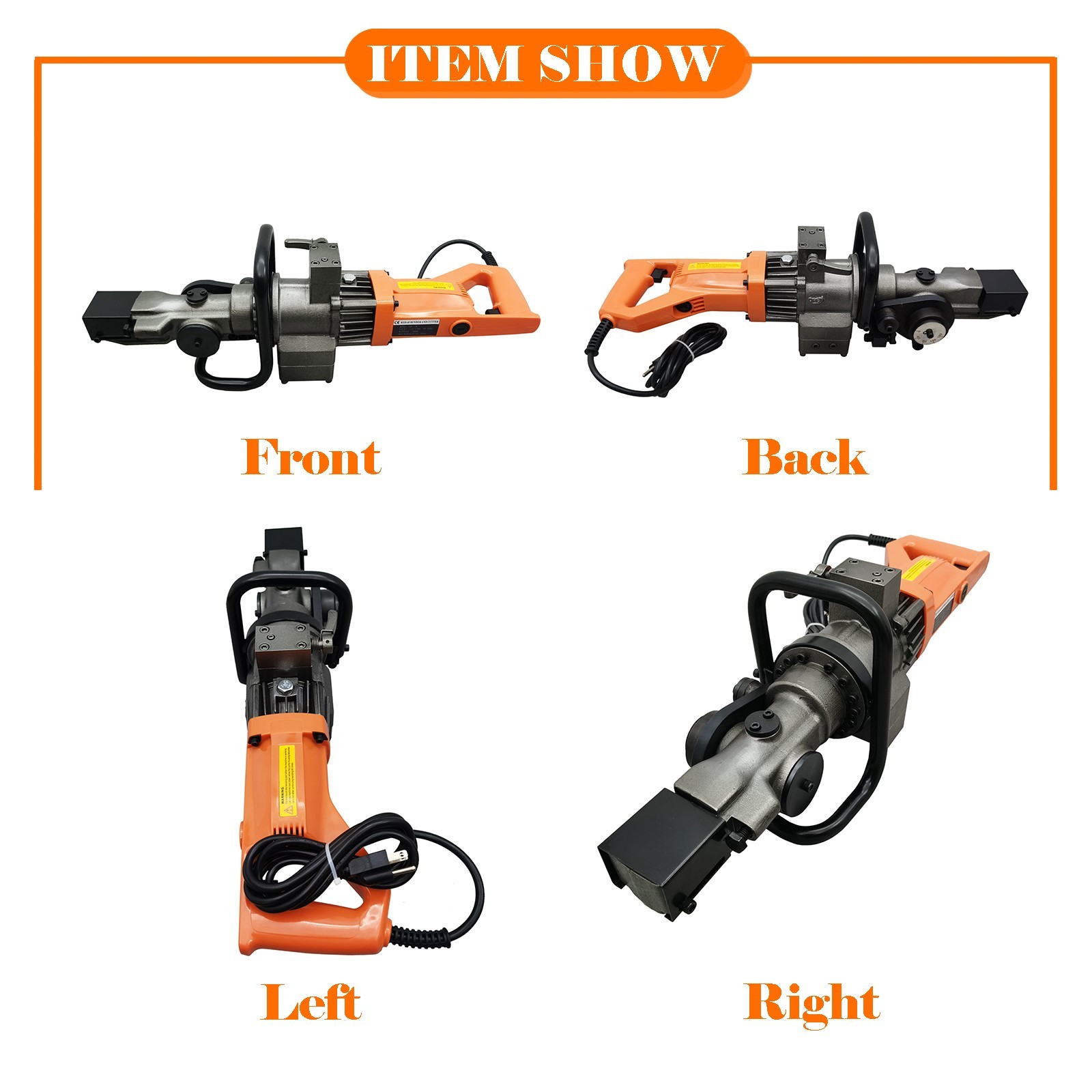 110V RBC-16 Electric Hydraulic Steel Bar Bending and Cutting Machine 900W