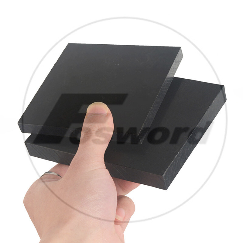 Black POM Sheet Engineering Plastic Polyformaldehyde Plate Thickess 2mm -50mm