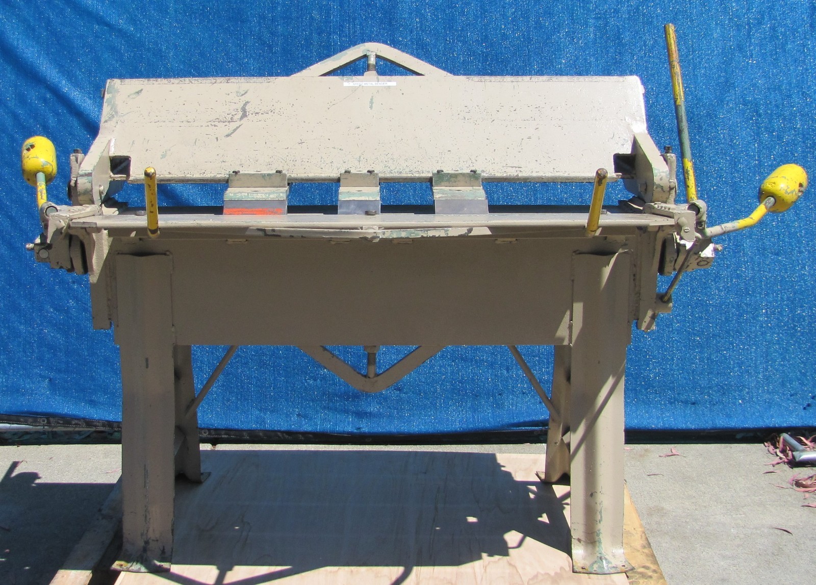 Chicago W31 48″ Box & Pan Finger Brake Sheet Metal Bender 14 Gauge Metalworking