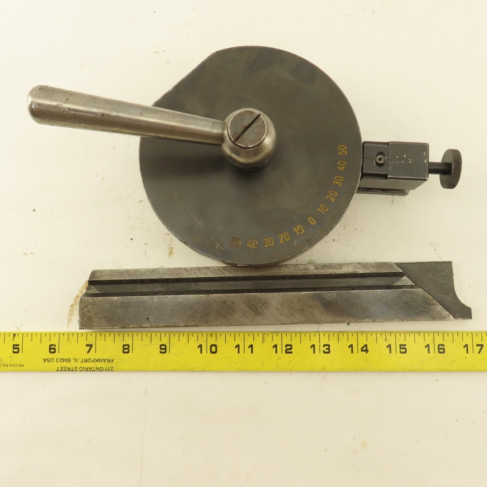 Saw Set Up T-Slot Mount Angle Gauge 0-50°