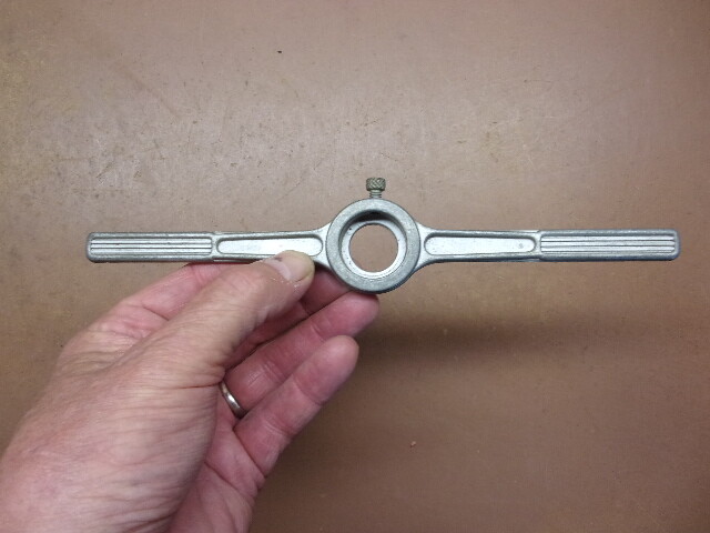 Vintage Unbranded Machinist 1″ Die Handle 9″ Long 4.2 Oz. Clean Old User LQQK!