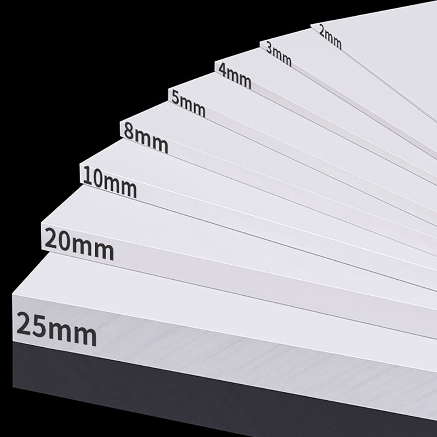 White PTFE Sheet Plate Thick 0.5mm to 30mm Polytetrafluoroethyle Plastic Panel