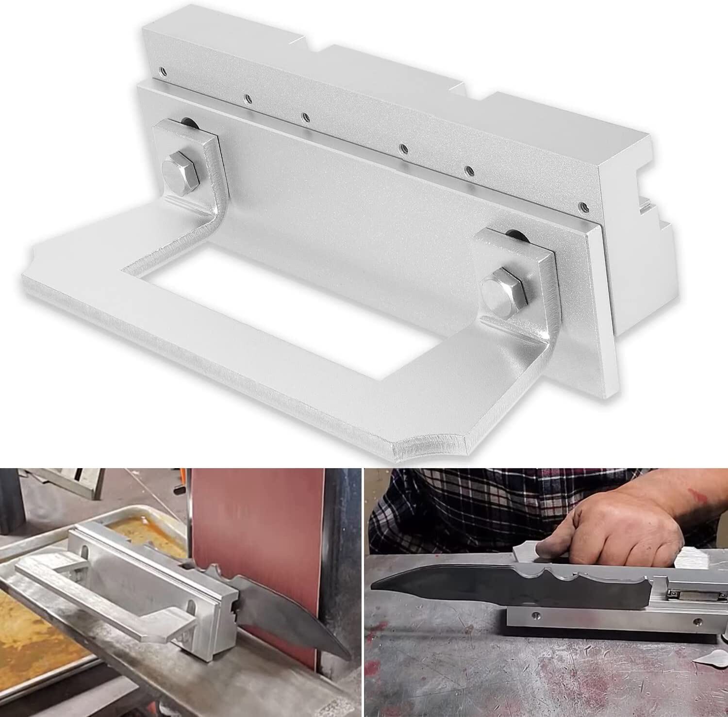 Magnetic Bevel Jig for Grinding & Sharpening Metal for Knife Making Welders